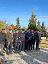 Beyləqan rayonunda  20 Yanvar faciəsinin 35-ci ildönümü ilə əlaqədar Şəhidlər abidəsi ziyarət edilib.