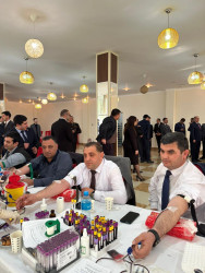 Beyləqanda “Talassemiyasız həyat naminə” qanvermə aksiyası keçirilib