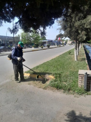 Beyləqanda təmizlik və abadlıq işləri mütəmadi həyata keçirilir.