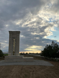 Beyləqan-Füzuli rayonlarının sərhədində də rayonumuzun ad göstəricisi istifadəyə verilib.