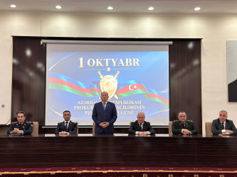 Beyləqanda Prokurorluq işçilərinin peşə bayramı günü qeyd olunub