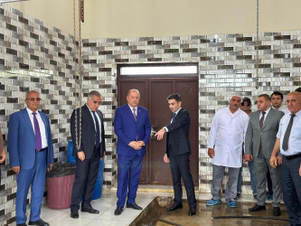 Beyləqanda müasir ət kəsim məntəqəsinin açılışı olub