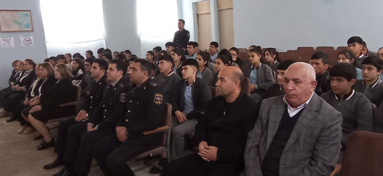 “Narkomaniyaya “yox” deyək!” adlı maarifləndirici görüşlər təşkil olunub