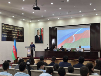 Beyləqanda məktəblilərlə maarifləndirici görüş keçirilib