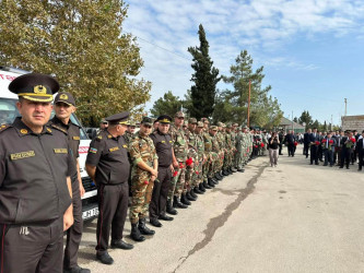 27 Sentyabr – Anım Günü ilə əlaqədar Beyləqan rayonunda Vətən müharibəsi şəhidlərinin əziz xatirəsi ehtiramla yad edilib.