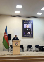 Beyləqanda “Ümummilli Lider Heydər Əliyev müasir müstəqil Azərbaycanın banisidir” adlı möhtəşəm tədbir keçirilib.