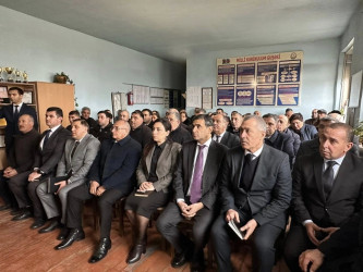 Bahar qəsəbəsində səyyar qəbul keçirilib