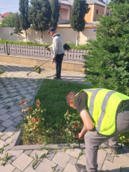 Beyləqanda təmizlik və abadlıq işləri mütəmadi həyata keçirilir.