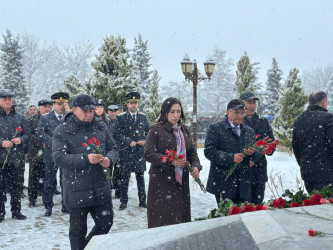 Beyləqanda 20 Yanvar şəhidlərinin xatirəsi ehtiramla yad edilib