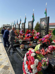 Şəhid Vəliyev Elnur Mirsiyab oğlunun doğum günü qeyd olundu.