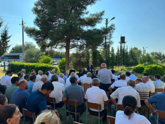 Tatalılar kəndində səyyar vətəndaş qəbulu keçirilib.