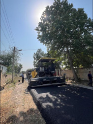 Beyləqanda yol infrastrukturunun yenilənməsi davam etdirilir.