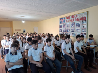 “Narkomaniya əsrin bəlasıdır” mövzusunda maarifləndirici görüş təşkil edilib.