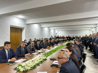 Beyləqanda dövlət qulluqçuları üçün etik davranış mövzusunda maarifləndirici tədbir keçirilib