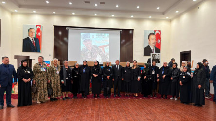 “Ordun varsa, yurdun var!” layihəsi çərçivəsində şəhid Abbaslı Munisin xatirəsinə həsr olunmuş tədbir keçirilib