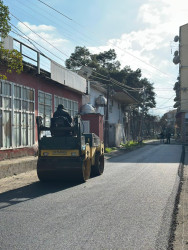 Beyləqanda növbəti asfaltlanma işləri həyata keçirilib