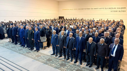 Beyləqanda “Ümummilli Lider Heydər Əliyev müasir müstəqil Azərbaycanın banisidir” adlı möhtəşəm tədbir keçirilib.