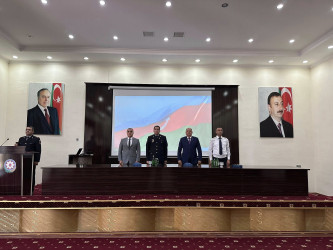 Beyləqanda məktəblilərlə maarifləndirici görüş keçirilib