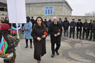 Vətən müharibəsi şəhidi Xudiyev Toğrulun doğum günü qeyd olunub.