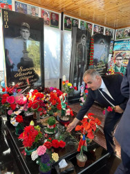 Yeni Mil və Milabad qəsəbələrində şəhidlərimizin məzarları ziyarət olunub