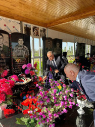 Yeni Mil və Milabad qəsəbələrində şəhidlərimizin məzarları ziyarət olunub