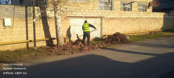Beyləqanda abadlıq və təmizlik işləri mütəmadi xarakter daşıyır
