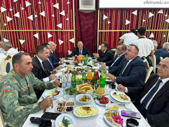 Beyləqanda Anım Günü ilə əlaqədar şəhidlərin xatirəsinə ehsan süfrəsi təşkil olunub