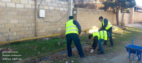 Beyləqanda abadlıq və təmizlik işləri mütəmadi xarakter daşıyır