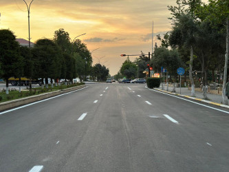 Beyləqan şəhərinin Heydər Əliyev prospektində, eləcə də digər şəhərdaxili küçə və kəndlərarası yollarda yol nişanlanma işləri aparılıb.