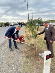 27 sentyabr - Anım Günü münasibəti ilə Beyləqan rayonunda ağacəkmə aksiyası keçirilmişdir.