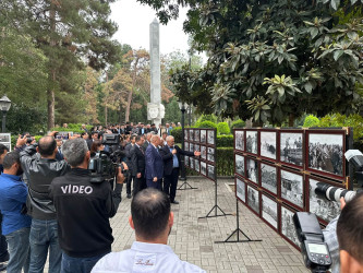 Müstəqilliyin Bərpası Günü ərəfəsində Beyləqanda fərdi fotosərgi keçirilib