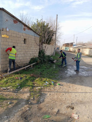 Beyləqanda “Yeni ilə təmiz mühitlə” devizi ilə ümumrayon iməcliyi keçirilib