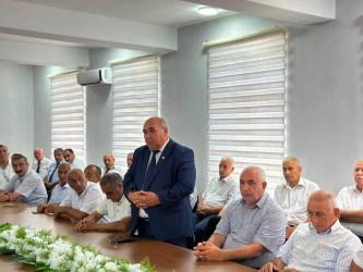 Beyləqanda Rayon Ağsaqqallar Şurasının hesabat konfransı keçirilib