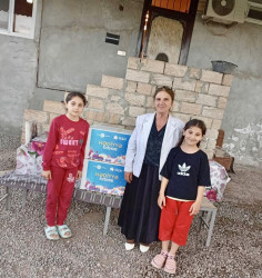 Beyləqanda şəhid övladlarına bayram sovqatları təqdim olunub