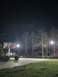 Beyləqan şəhərində Mədəniyyət və istirahət parkının işıqlandırma sistemi yenilənib