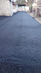 Beyləqan şəhərində asfaltlanma işləri davam edir