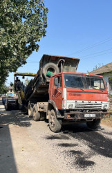 Beyləqanda yol infrastrukturunun yenilənməsi davam etdirilir.