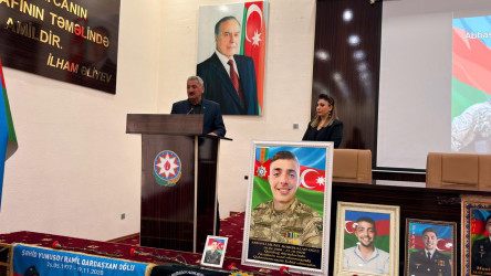 “Ordun varsa, yurdun var!” layihəsi çərçivəsində şəhid Abbaslı Munisin xatirəsinə həsr olunmuş tədbir keçirilib