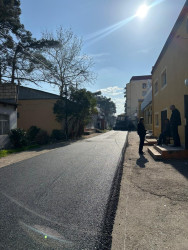 Beyləqanda növbəti asfaltlanma işləri həyata keçirilib