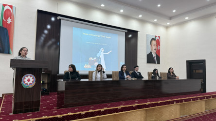 “Uşaqlara kitab verək, həyat yükü yox: erkən evliliyə birlikdə yox deyək” mövzusunda maarifləndirici tədbir keçirilib.