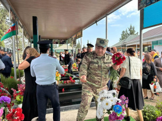 27 Sentyabr – Anım Günü ilə əlaqədar Beyləqan rayonunda Vətən müharibəsi şəhidlərinin əziz xatirəsi ehtiramla yad edilib.