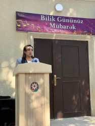 Beyləqan şəhər Niyazi adına Uşaq Musiqi məktəbində Bilik Günü qeyd edilmişdir