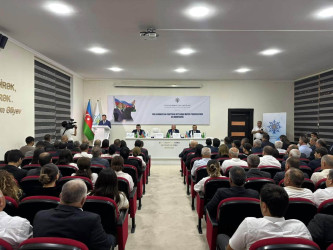 Yeni Azərbaycan Partiyası Beyləqan rayon təşkilatının XII hesabat konfransı keçirilib.