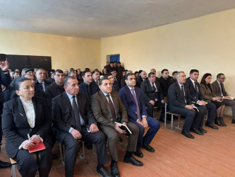 Yuxarı Aran qəsəbəsində səyyar qəbul keçirilib