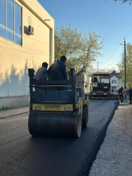 Beyləqanda yol infrastrukturu mərhələli şəkildə yenilənir.