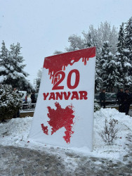 Beyləqanda 20 Yanvar şəhidlərinin xatirəsi ehtiramla yad edilib