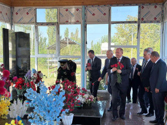 Yeni Mil və Milabad qəsəbələrində şəhidlərimizin məzarları ziyarət olunub
