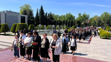 Beyləqanda Ümummilli Lider Heydər Əliyevin əziz xatirəsi dərin ehtiramla yad edilib
