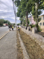Beyləqan rayonunda suvarma arxlarında təmizlik işləri aparılıb
