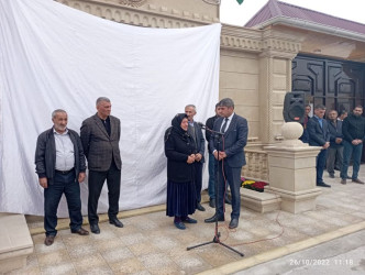 Şəhid Atakişiyev Toğrul Ramil oğlunun anım günündə "Toğrul" adına inşa edilmiş ehsan bulağının açılışı mərasimi keçirilib.